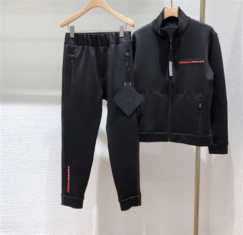 prada tracksuit men's